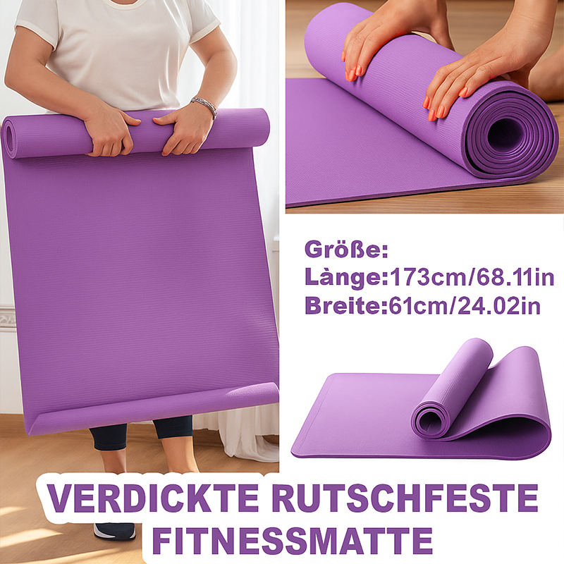 Nuvona ZenMat™ – Rutschfeste Yoga- & Fitnessmatte