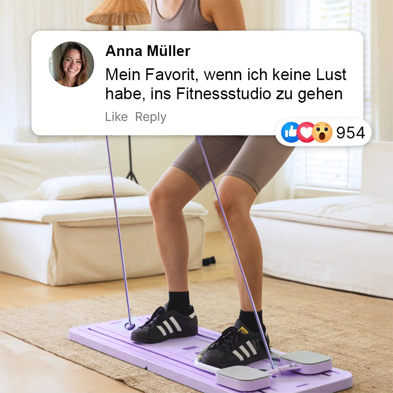 Nuvona KernFlex™ 5-in-1 Tragbarer Pilates-Reformer