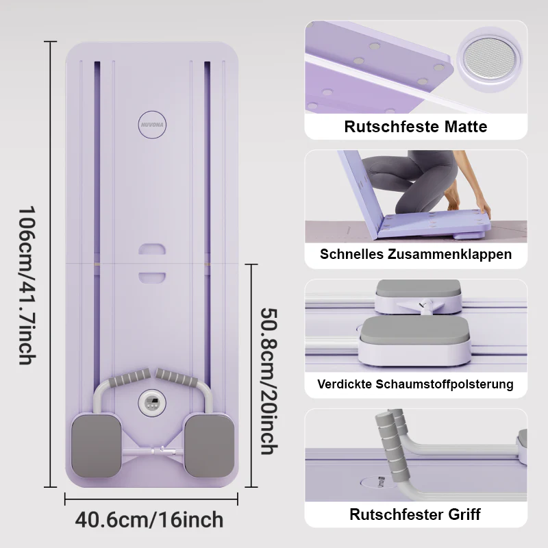 Nuvona KernFlex™ 5-in-1 Tragbarer Pilates-Reformer