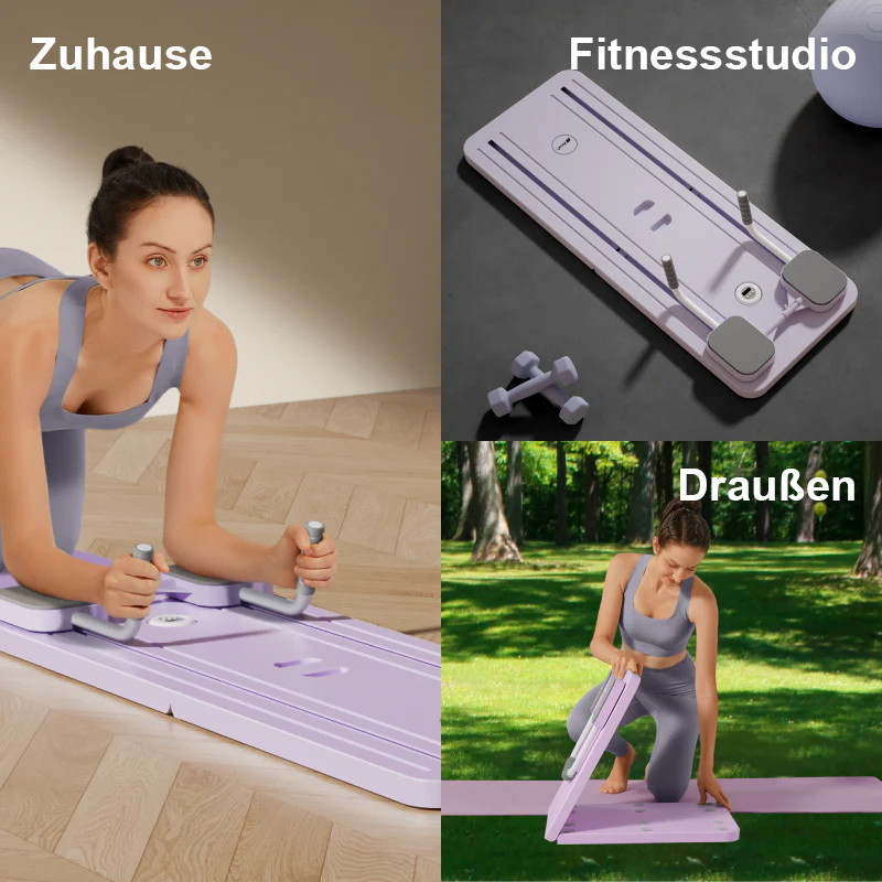 Nuvona KernFlex™ 5-in-1 Tragbarer Pilates-Reformer
